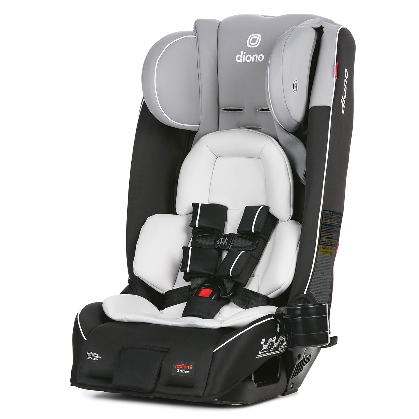 Dluxe Ave. 4-in-1 Convertible Car Seat Extended Rear and Forward Facing/ Baby Car Mirror/  Black