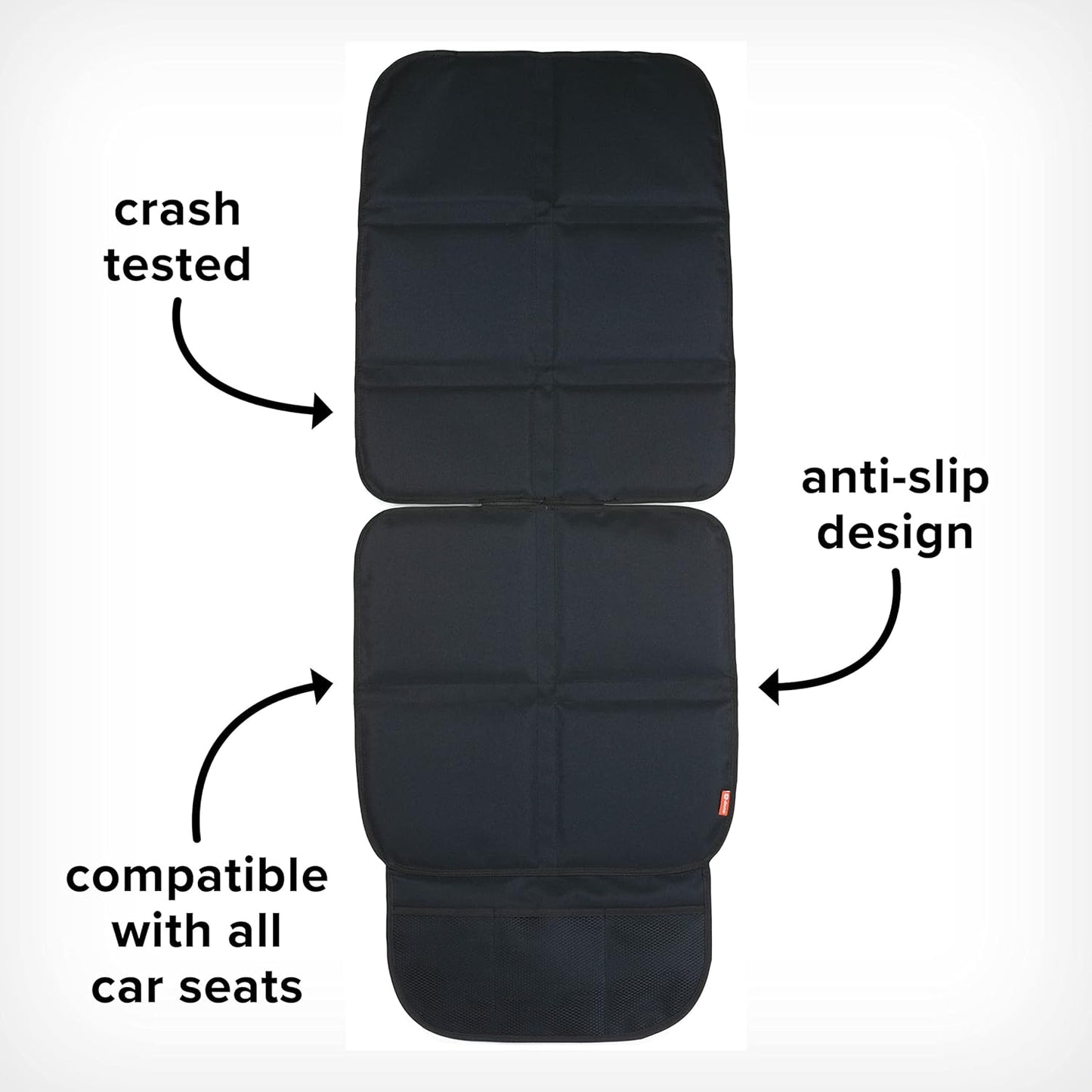 Dluxe Ave. 4-in-1 Convertible Car Seat Extended Rear and Forward Facing/ Baby Car Mirror/  Black