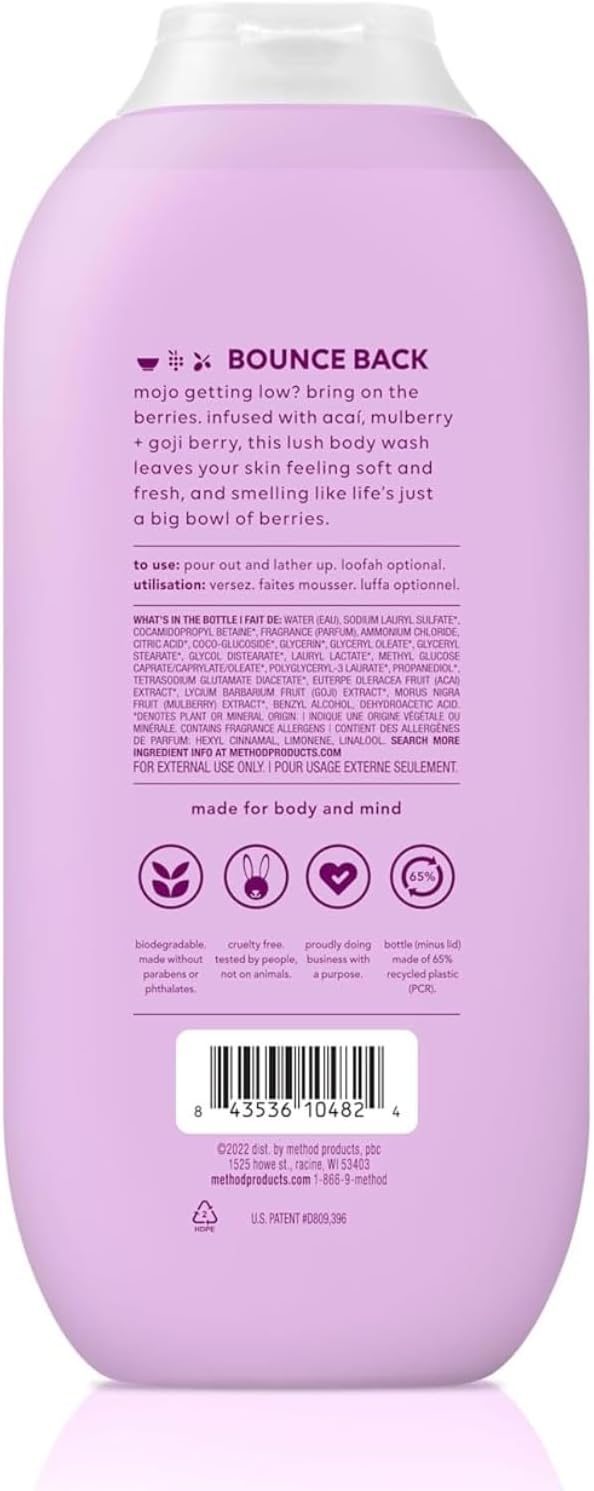 Dluxe Ave. Method Body Wash (Pure Peace + Berry Balance)