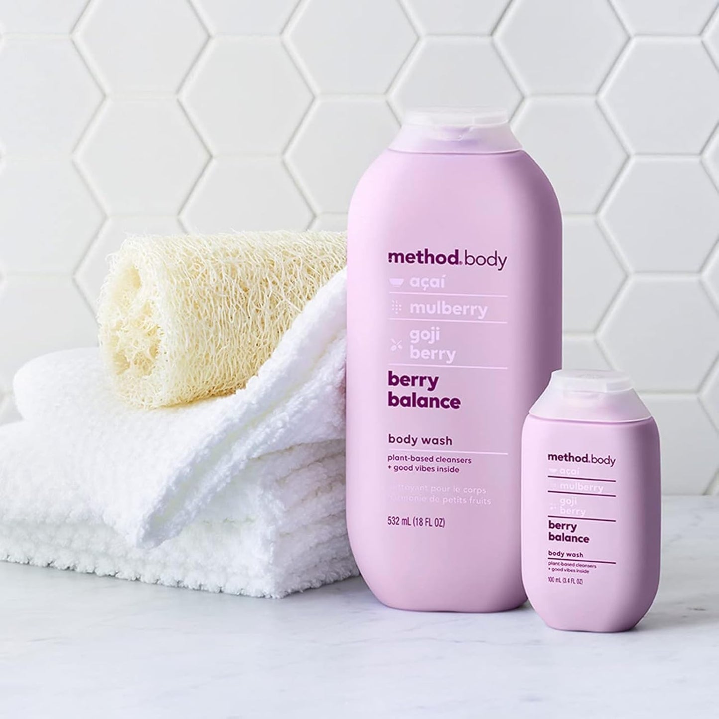 Dluxe Ave. Method Body Wash (Pure Peace + Berry Balance)