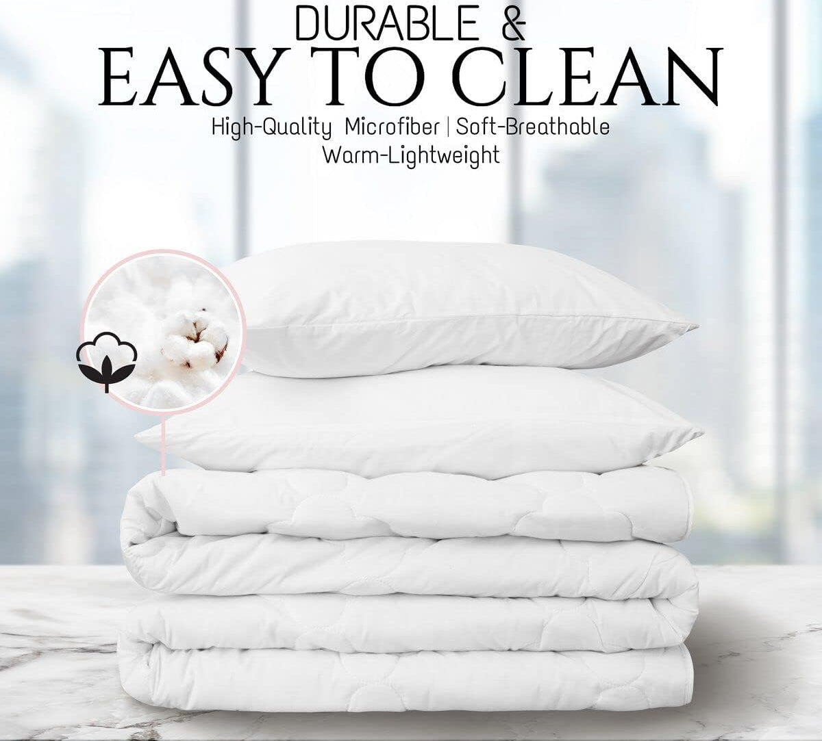 Dluxe Ave. 9 ( QUEEN ) 3 Pcs Comforter Set, Brown
