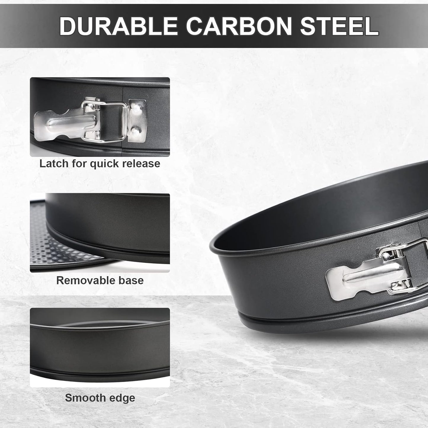 Dluxe Ave. 11 Inch Nonstick Cheesecake Pan With Removable Bottom Large Cake/Tin