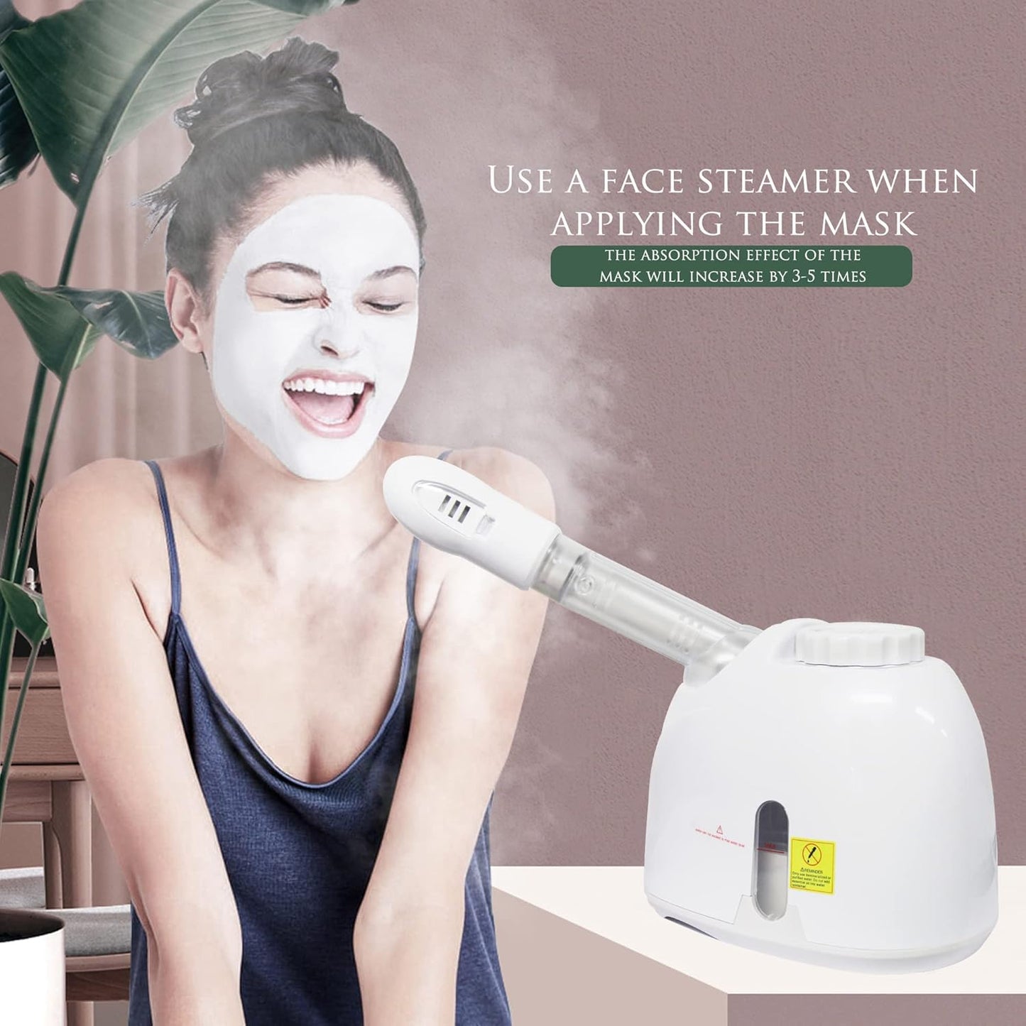 Dluxe Ave. Facial Steamers with 360° Rotatable Sprayer Face Steamer