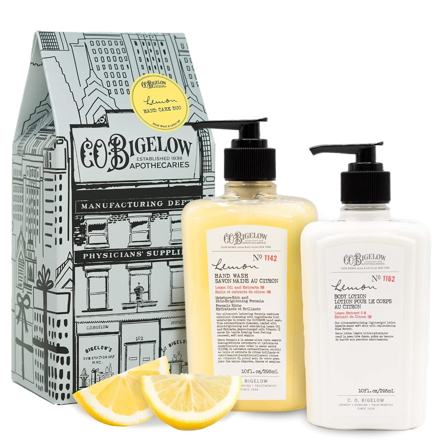 Dluxe Ave. Lemon Hand Care Hand Soap & Lotion/ 10fl oz Each