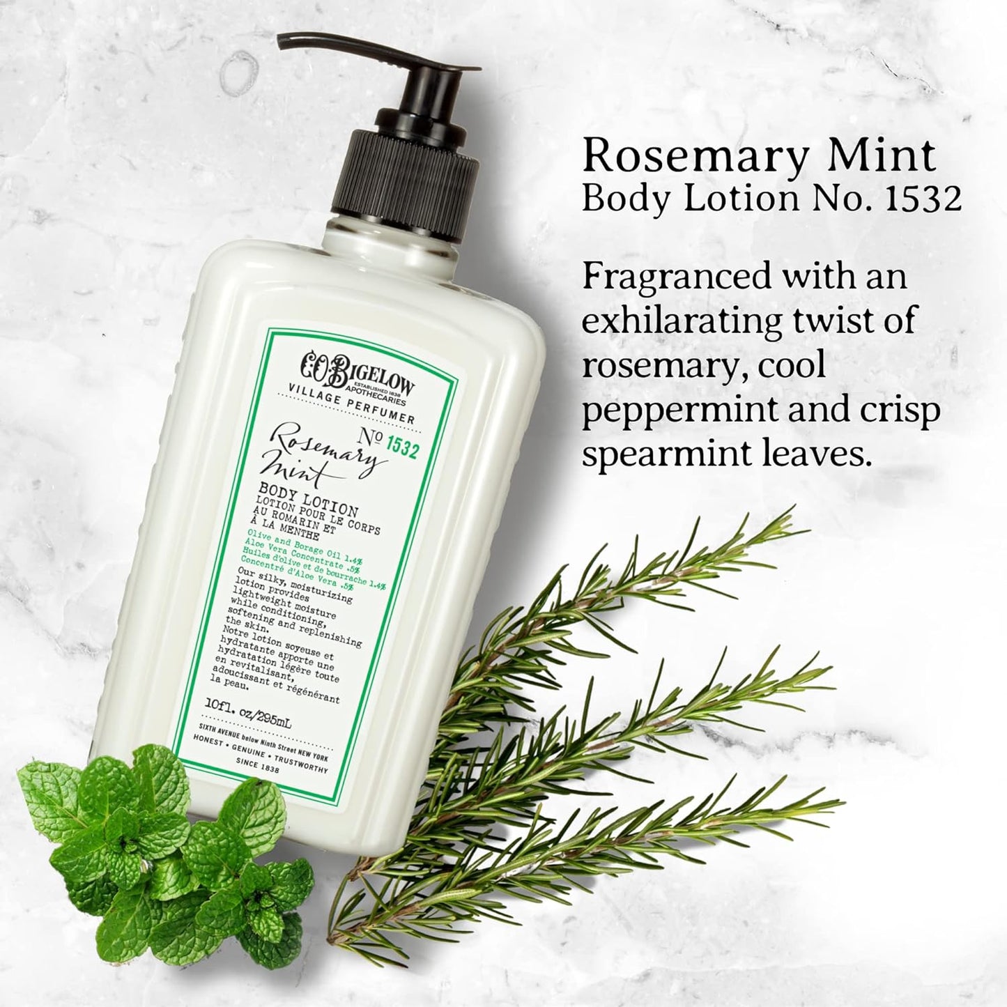 Dluxe Ave. Rosemary Mint Hand Care Duo Hand Soap & Lotion/ 10fl oz Each