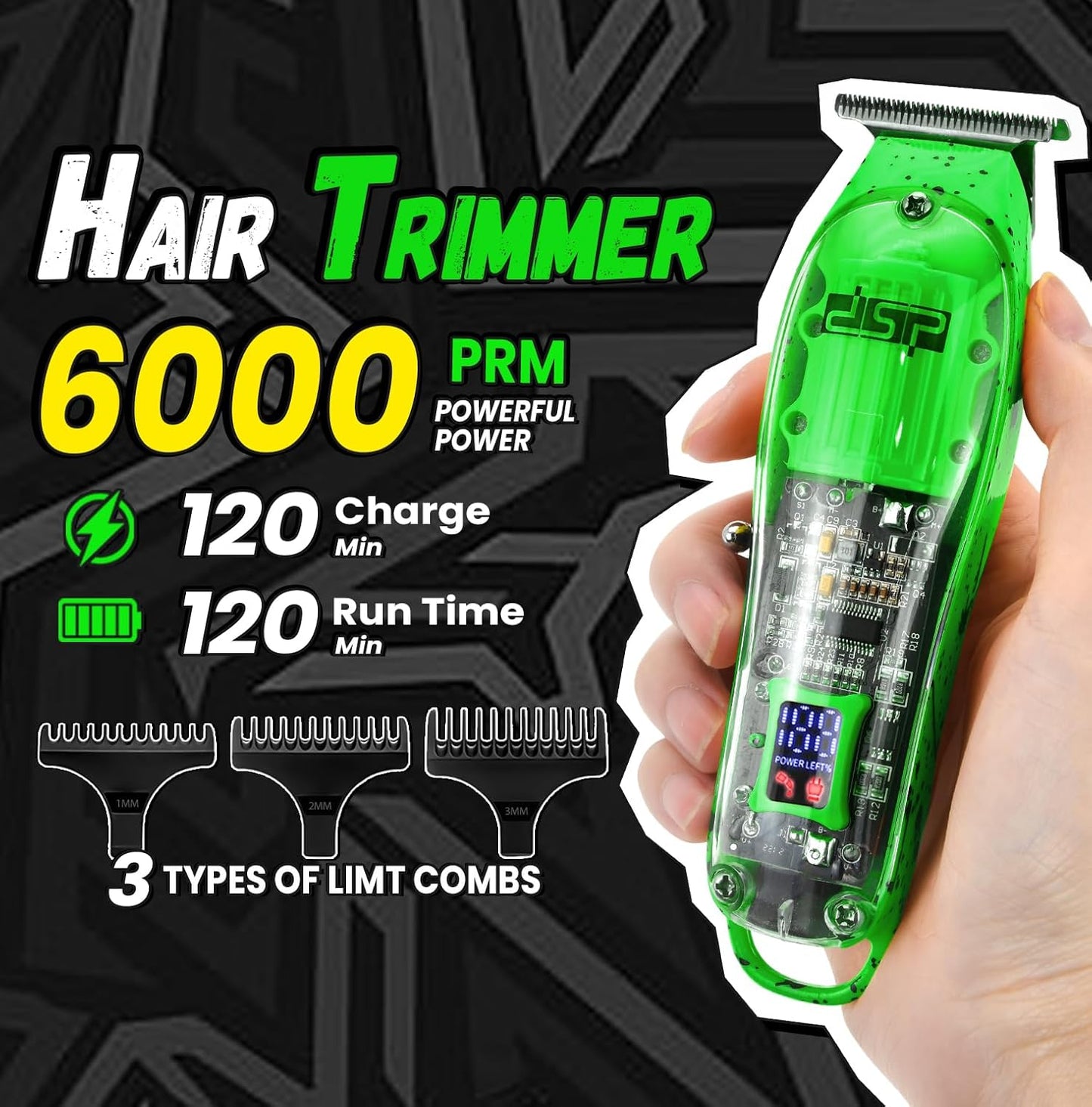 Dluxe Ave.  Professional Barber Set (Green)