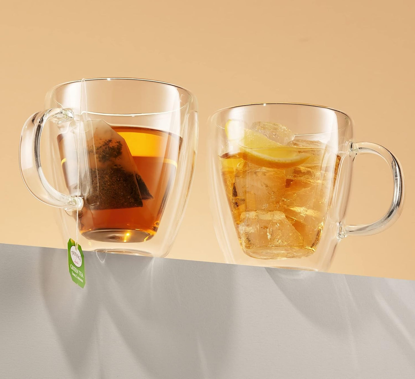 Dluxe Ave. Coffee Mug Set/ Glass/ Double Wall Insulated