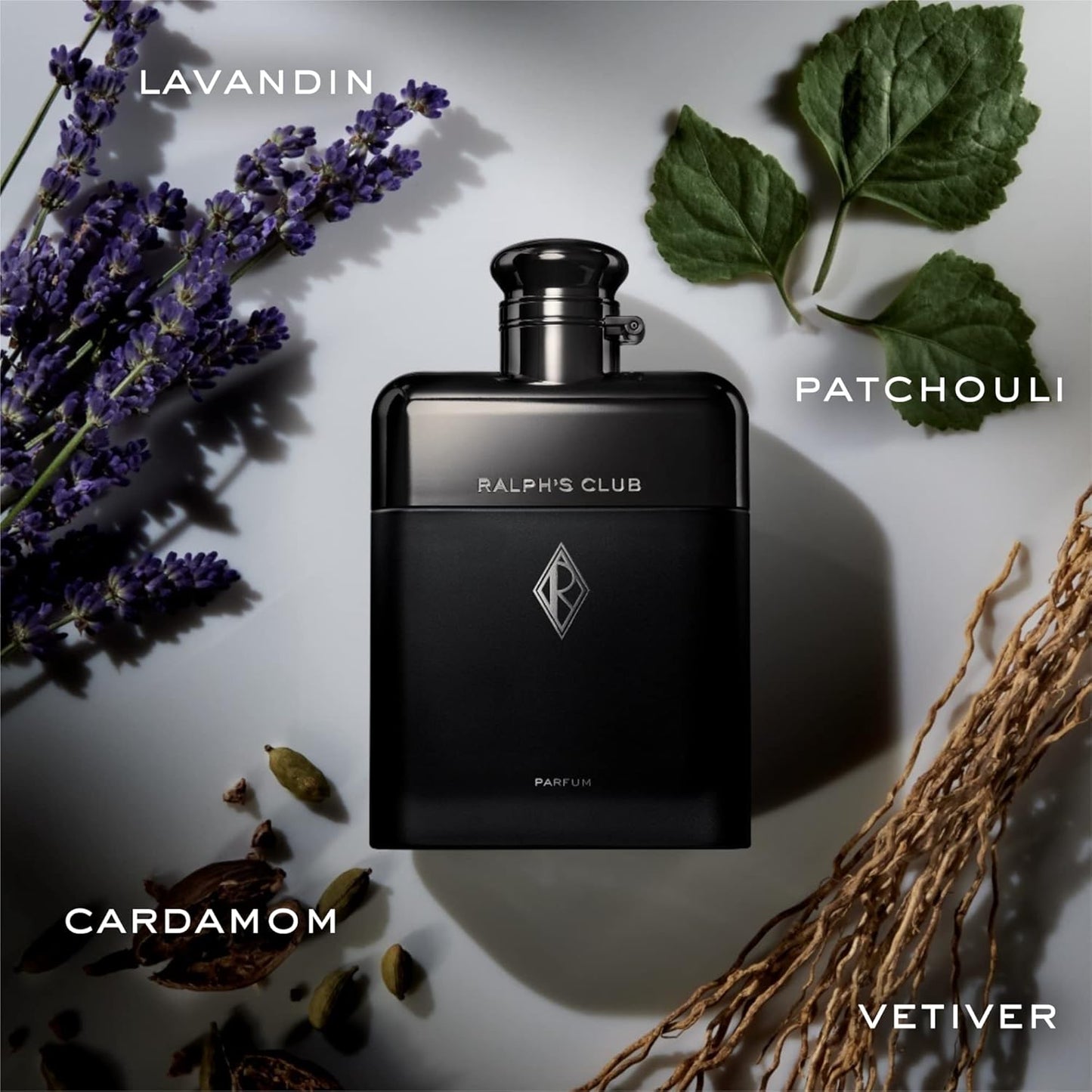 Dluxe Ave. Ralp Lauren - Ralphs Club - Parfum - Mens Cologne - Woody & Ambery - With Lavandin Vetiver Cardamom and Patchouli - Intense Fragrance - 3.4 Fl Oz