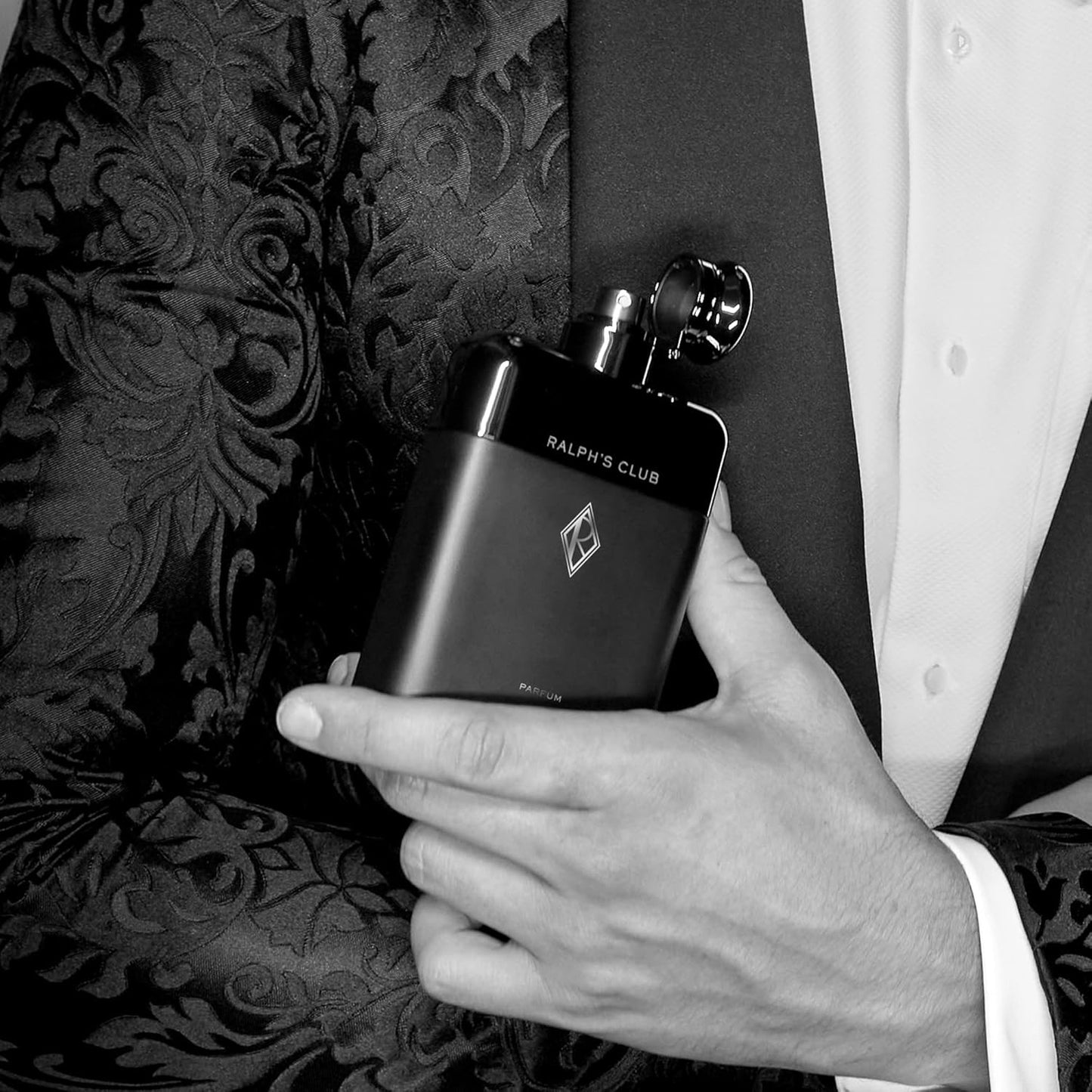 Dluxe Ave. Ralp Lauren - Ralphs Club - Parfum - Mens Cologne - Woody & Ambery - With Lavandin Vetiver Cardamom and Patchouli - Intense Fragrance - 3.4 Fl Oz