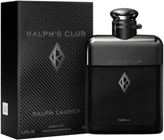 Dluxe Ave. Ralp Lauren - Ralphs Club - Parfum - Mens Cologne - Woody & Ambery - With Lavandin Vetiver Cardamom and Patchouli - Intense Fragrance - 3.4 Fl Oz