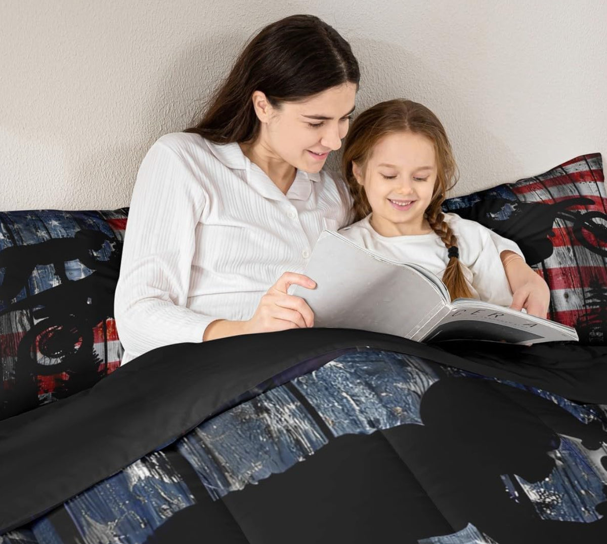 Dluxe Ave. ( FULL ) 3 Pcs Comforter Set, Multi- Color