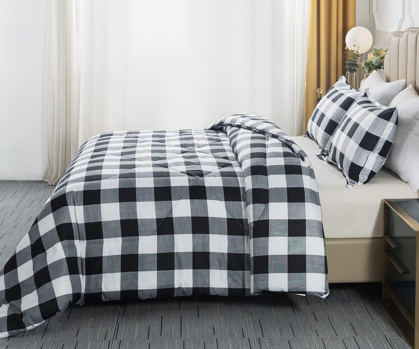 Dluxe Ave. (FULL) Comforter Set 3 Pieces with Pillow shams