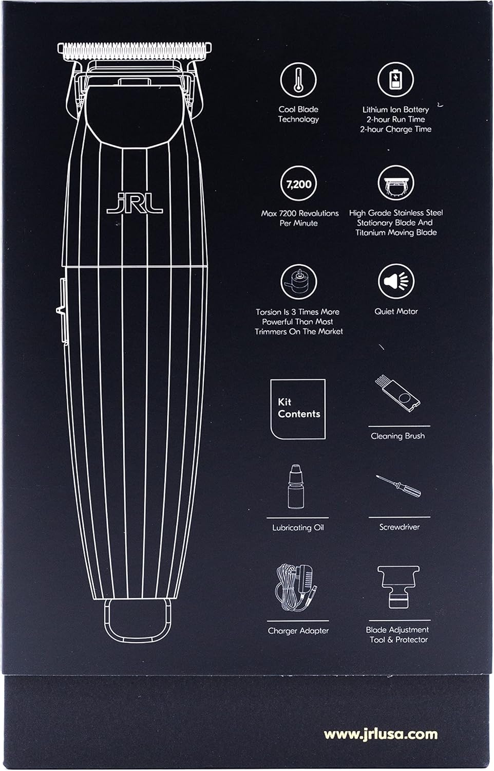 Dluxe Ave.   Fresh Fade Hair Trimmer/ Silver