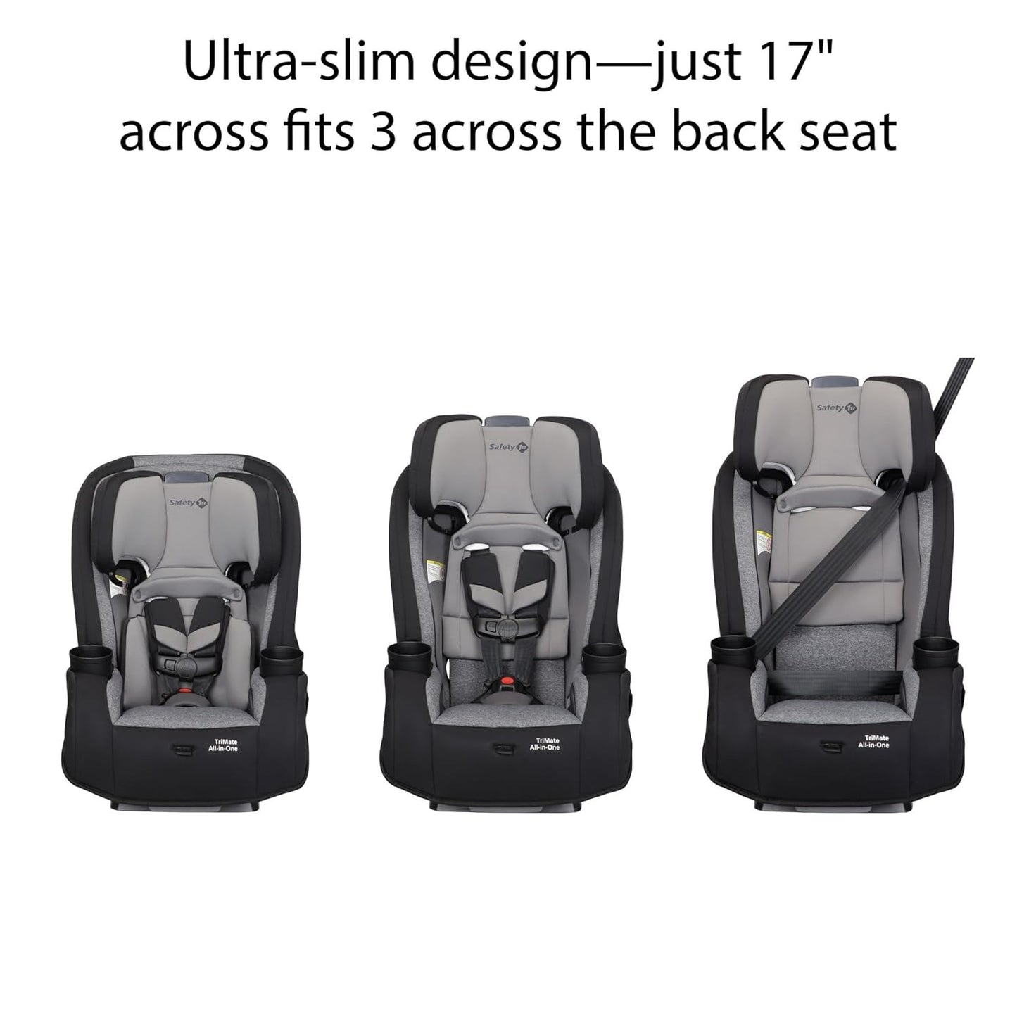 Dluxe Ave.  Convertible Car Seat/ Rear Facing Car Seat to Forward Facing/ Belt-Positioning Booster to Age 10