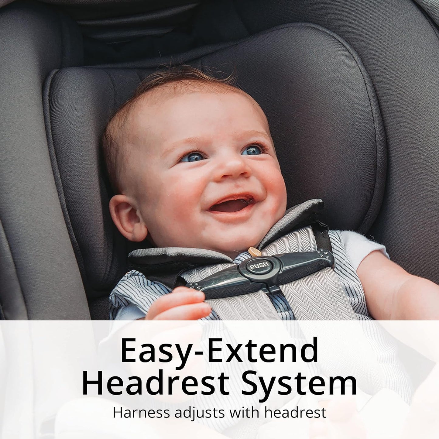 Dluxe Ave. Infant Car Seat and Base/ Rear-Facing for 4-35 lbs Infants With Head/Body Support