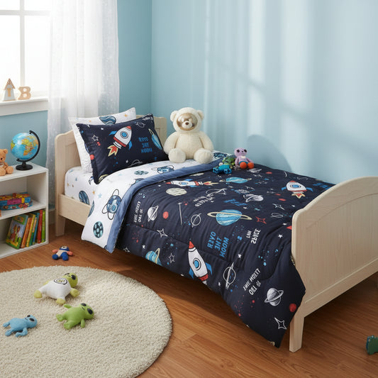 Dluxe Ave. (TWIN) 7 Pcs Comforter and Bedding Set