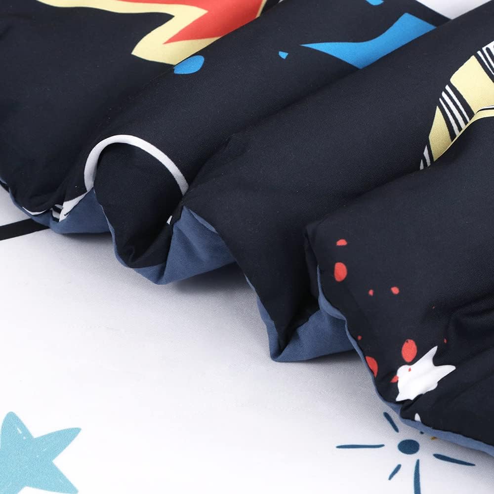 Dluxe Ave. ( TWIN ) 7 Pcs Comforter and Bedding Set