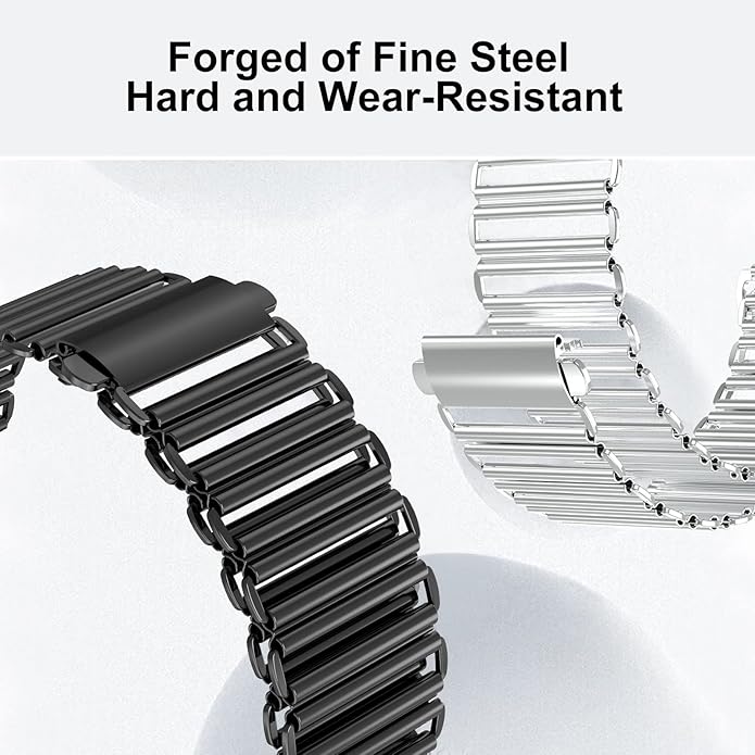 Dluxe Ave. NOY New Patented Design Band Compatible with Apple Watch Band 49mm 45mm 46mm 44mm 42mm，Adjustable Stainless Steel Metal Chain Strap for iWatch Series Ultra 10 9 8 7 6 5 4 3 2 1 SE