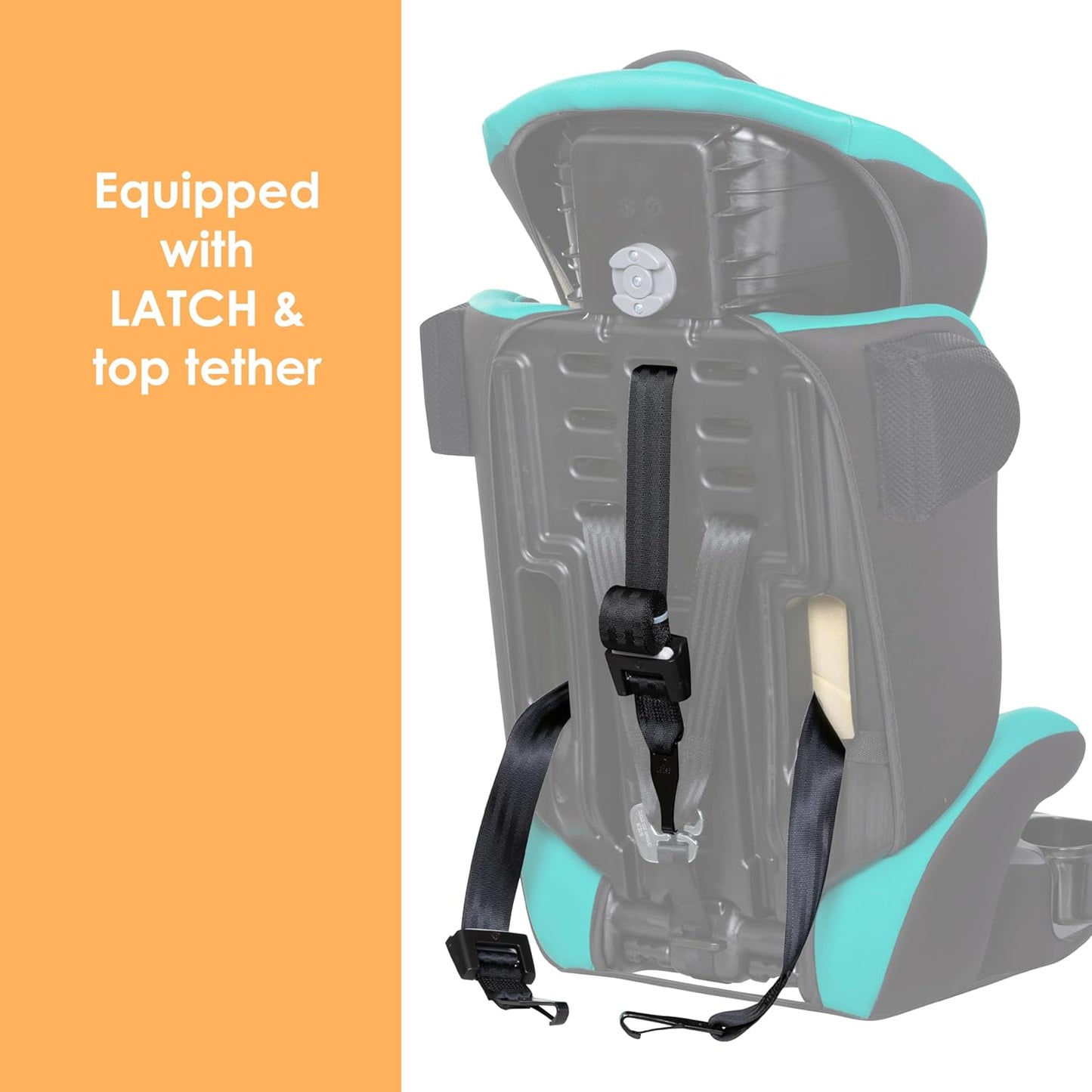 Dluxe Ave. 3-in-1 Combination Booster Car Seat/ Teal