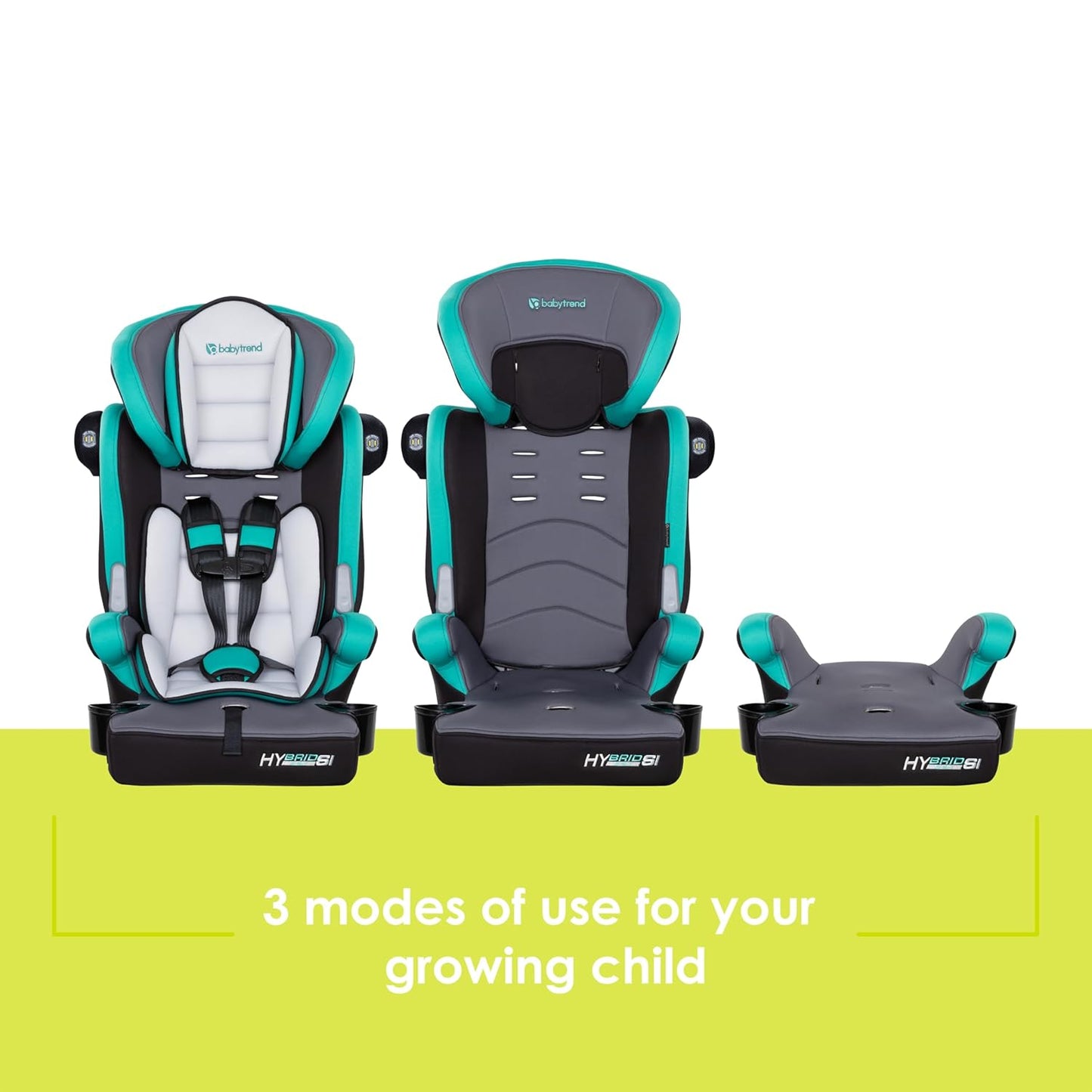 Dluxe Ave. 3-in-1 Combination Booster Car Seat/ Teal
