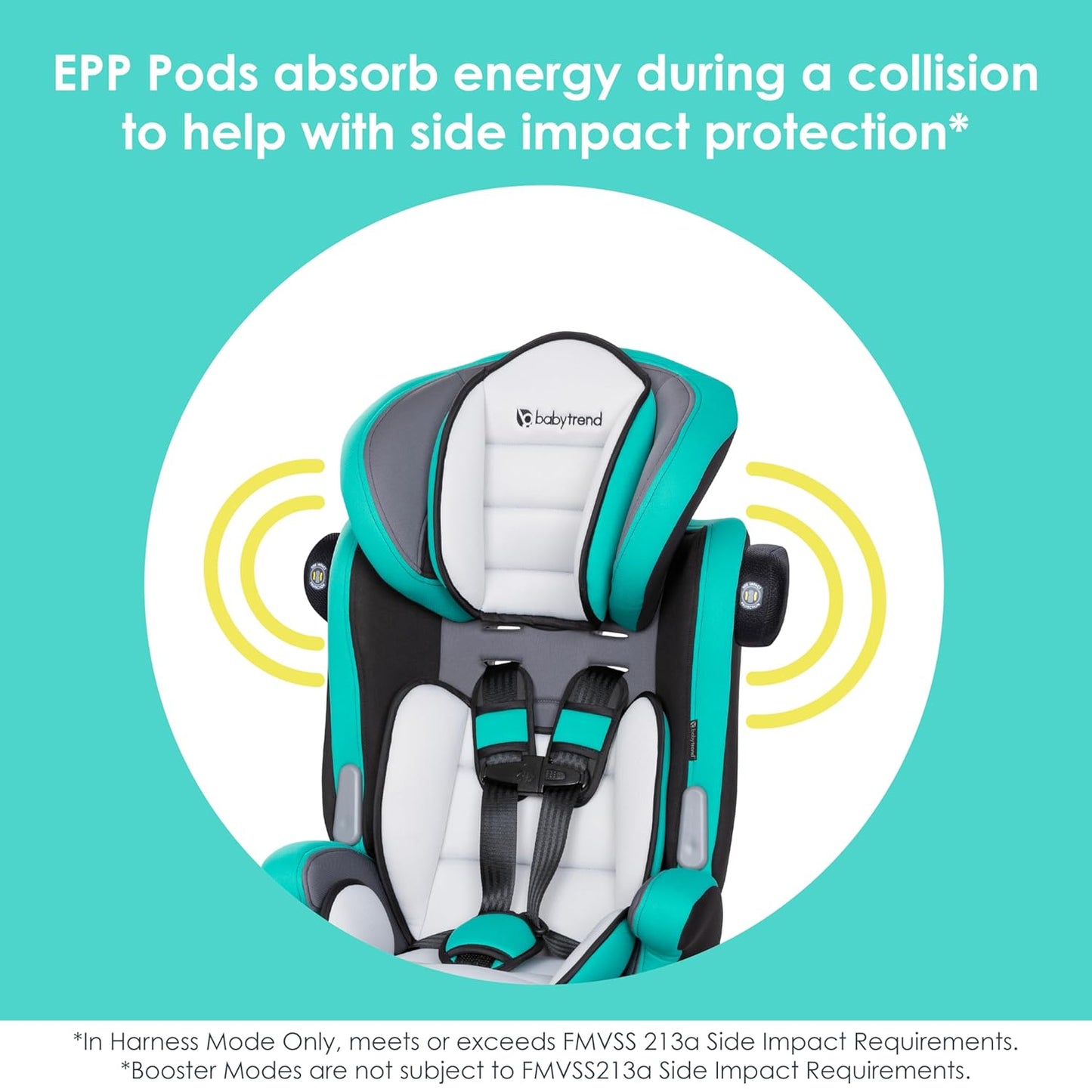 Dluxe Ave. 3-in-1 Combination Booster Car Seat/ Teal
