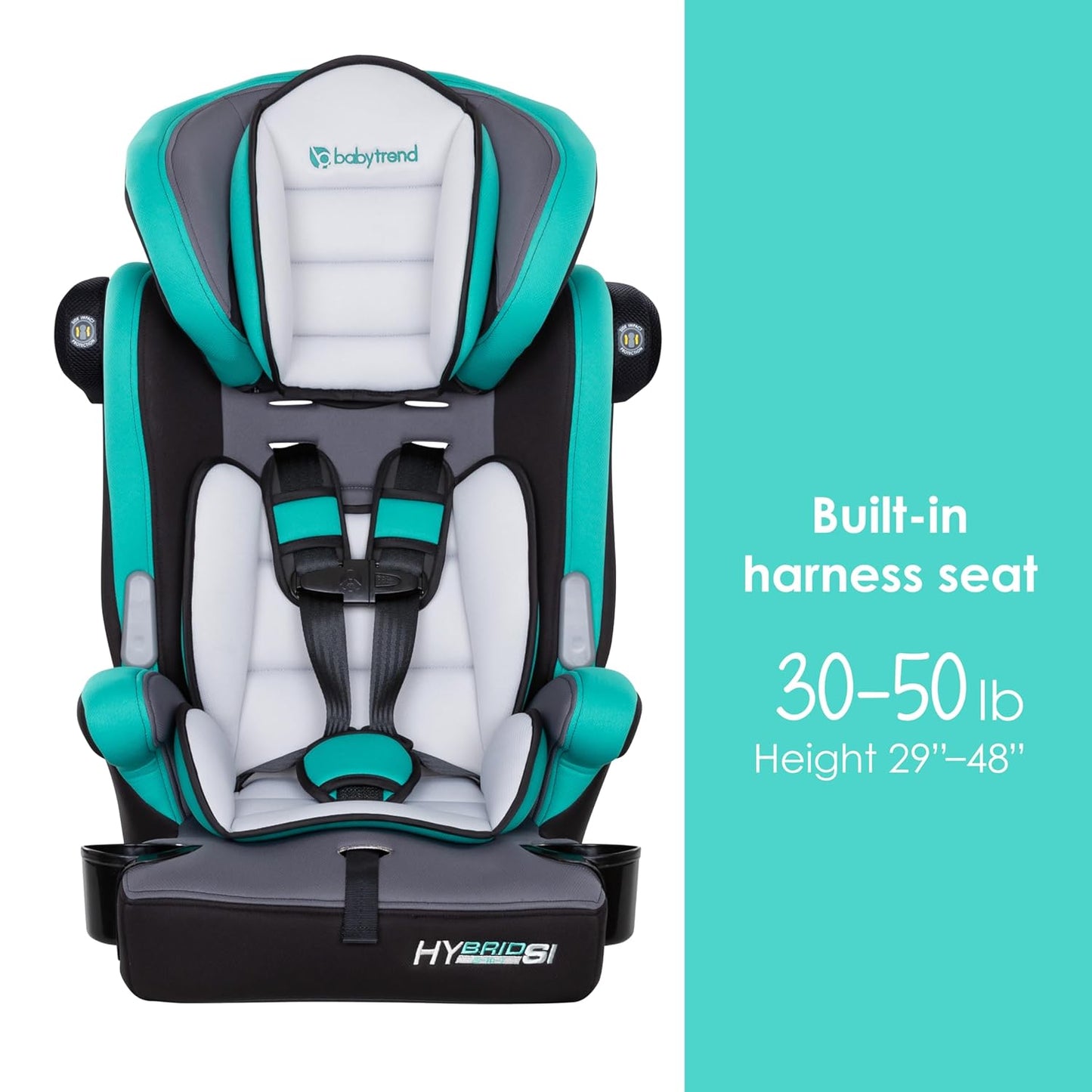 Dluxe Ave. 3-in-1 Combination Booster Car Seat/ Teal