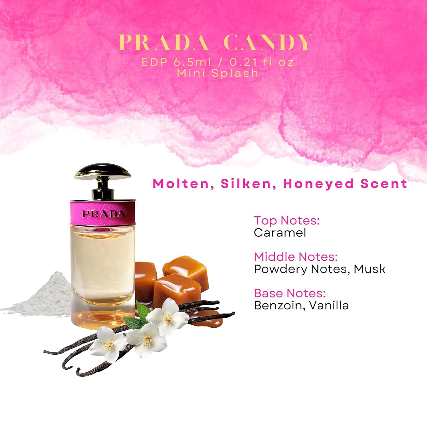 Dluxe Ave. Prada Candy Mini Women Eau de Parfum Splash on Dabber 6.5 ml / 0.21 Fl Oz Blue
