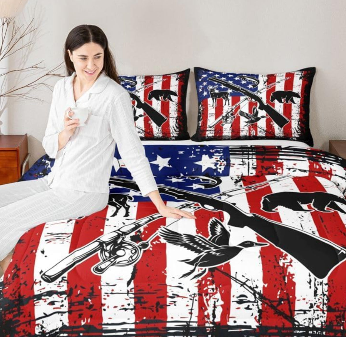 Dluxe Ave. ( FULL ) 3 PCS Comforter Bedding Sets