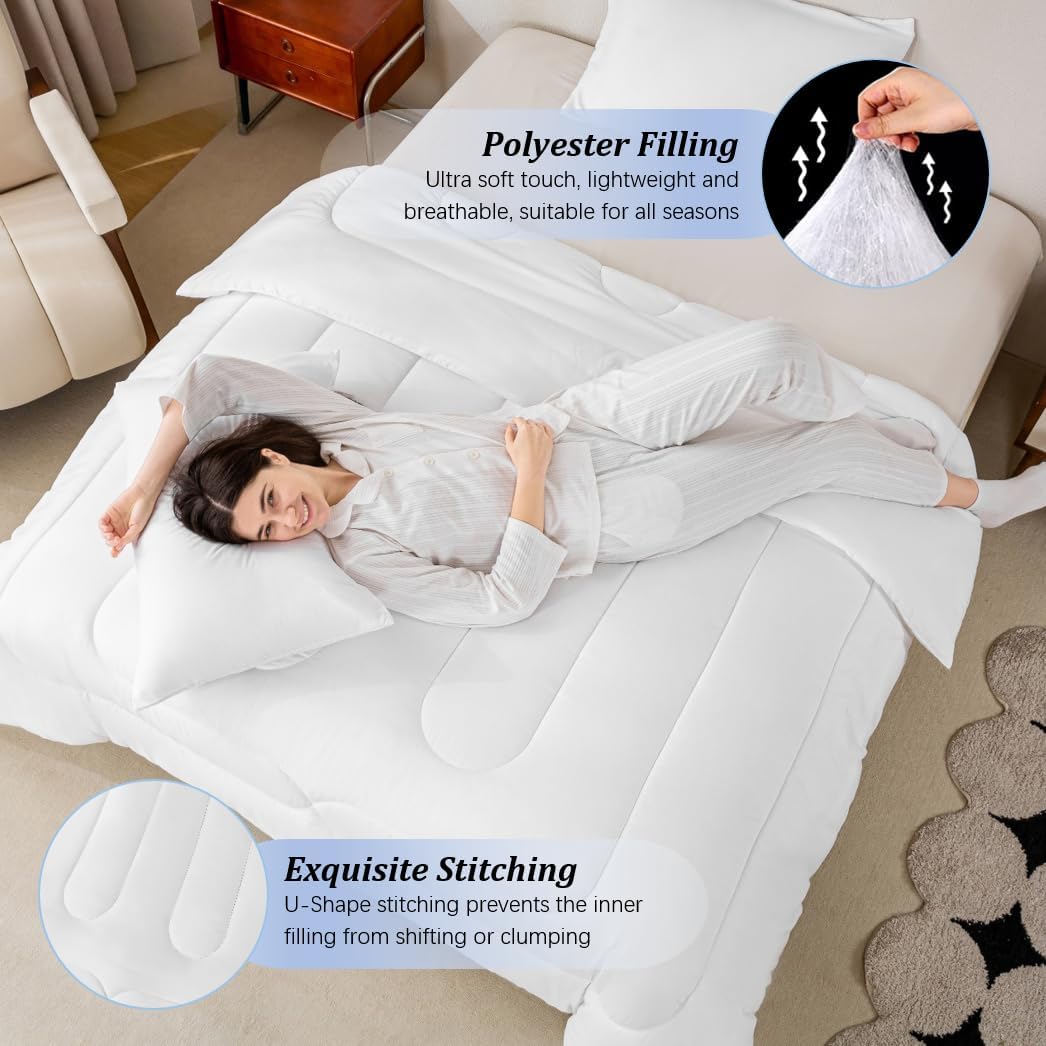 Dluxe Ave. ( FULL ) 3 PCS Comforter Bedding Sets