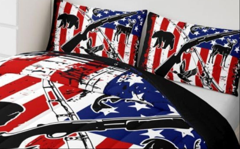 Dluxe Ave. ( FULL ) 3 PCS Comforter Bedding Sets