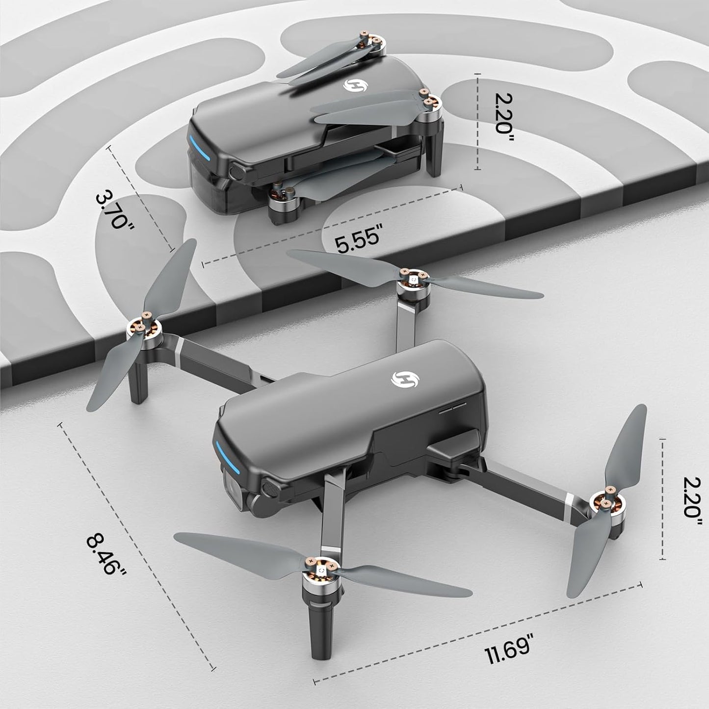 Dluxe Ave.  GPS Drone with 4K UHD Camera/  Adults Beginner
