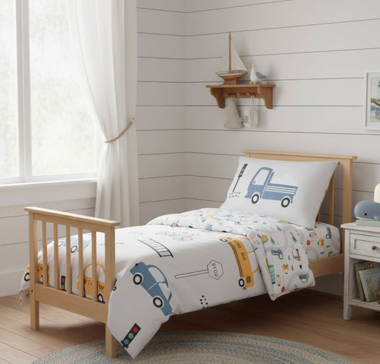 Dluxe Ave. (TODDLER) 4 Pcs Comforter and Bedding Set