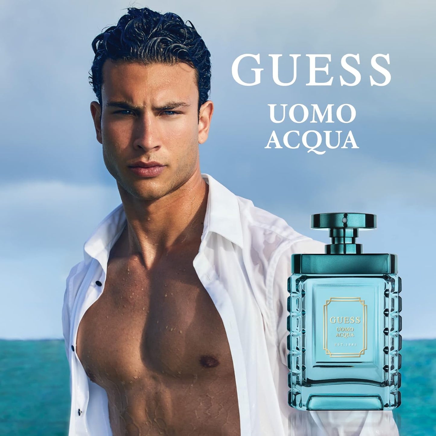 Dluxe Ave. GUESS Uomo Acqua Eau de Toilette Cologne Spray For Men 1.7 Fl. Oz.