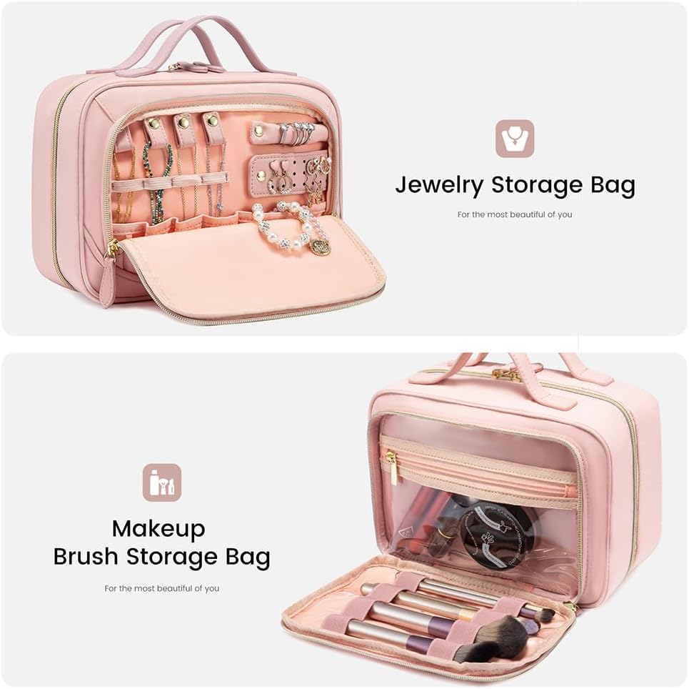 Dluxe Ave. Travel Toiletry Bag / Pink