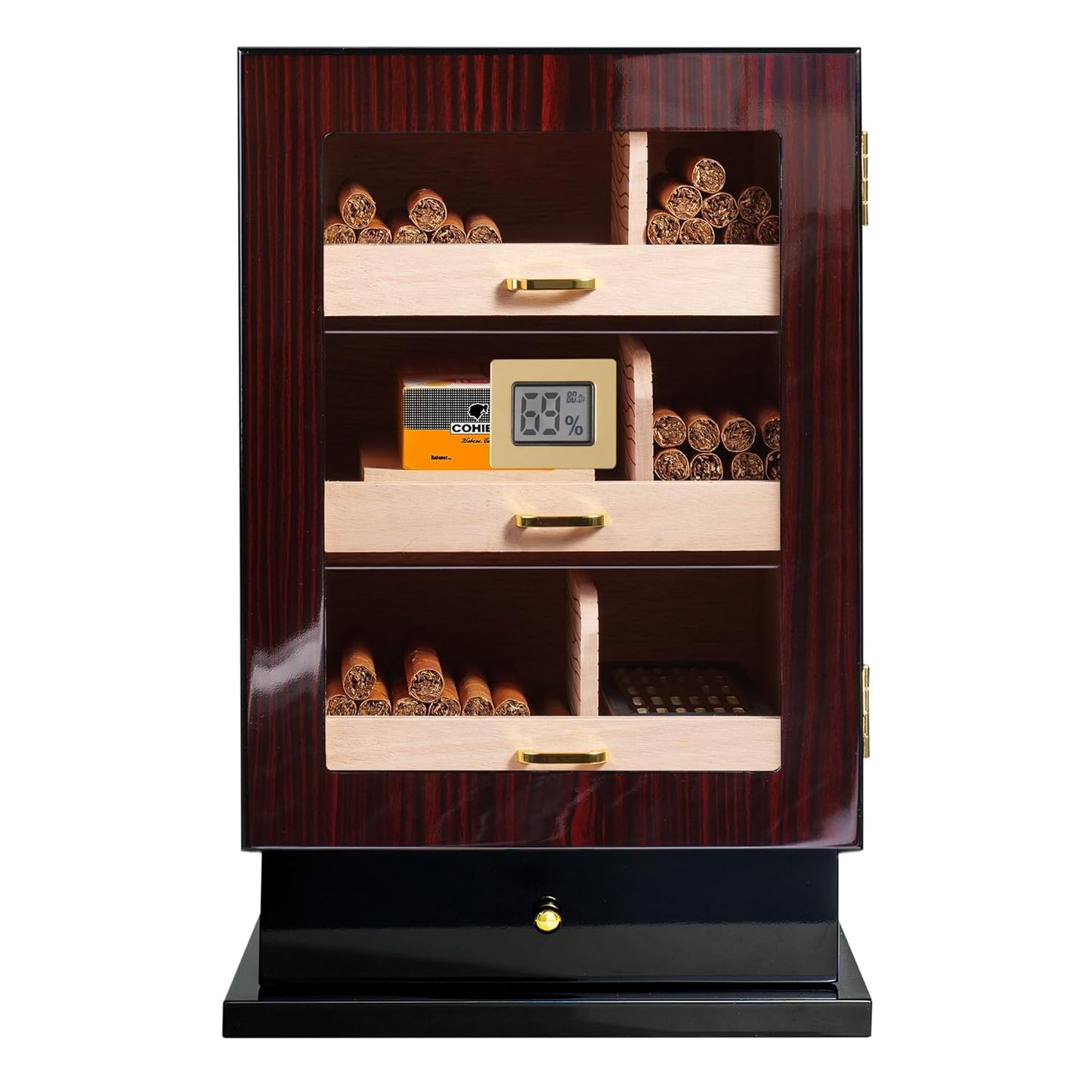 Dluxe Ave. 100-150 Cigar Storage/ Drawers/ Spanish Cedar/ Lined
