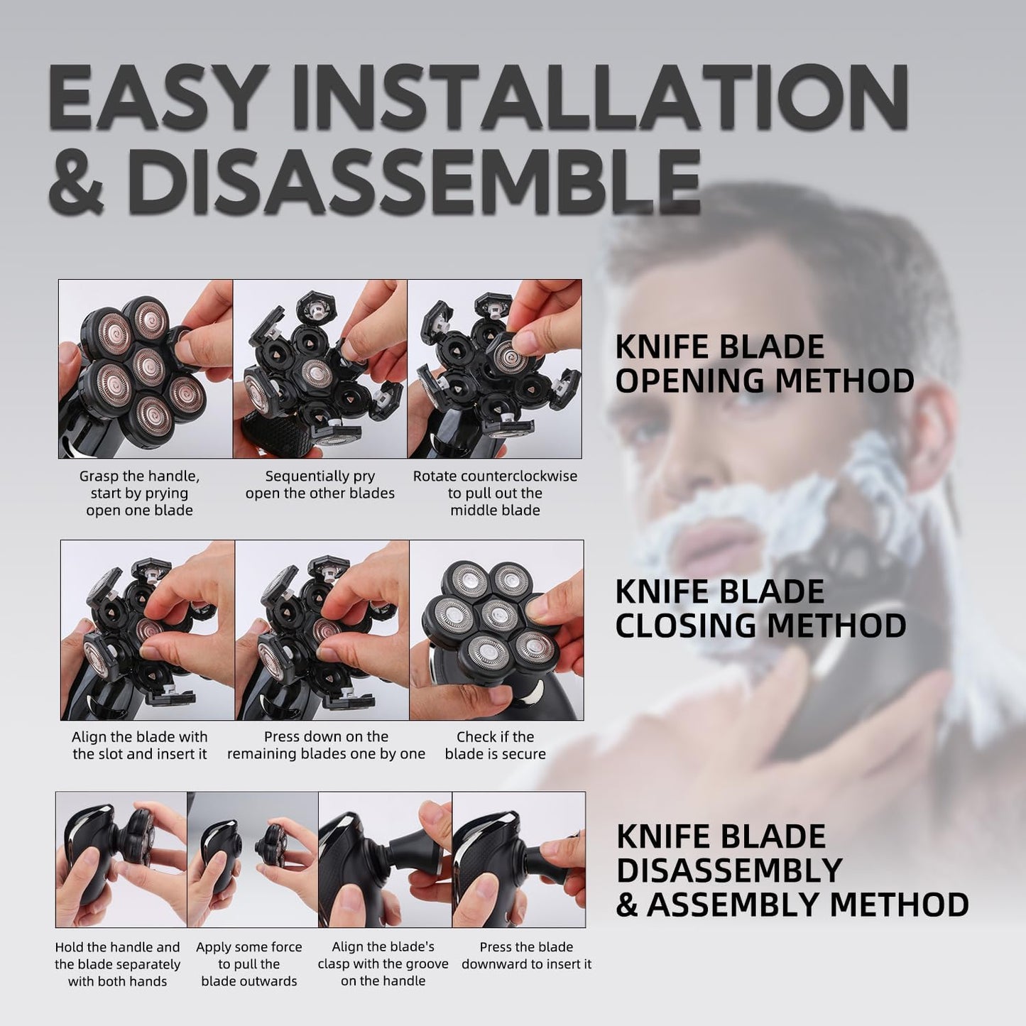 Dluxe Ave. Electric Head Shavers