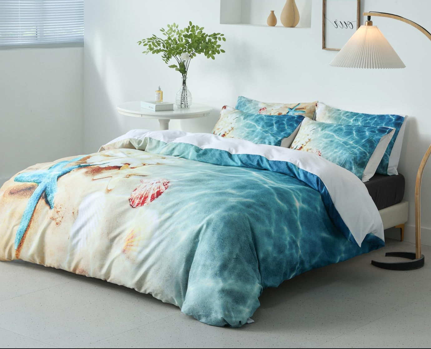Dluxe Ave. ( QUEEN ) 3 Pcs { DUVET COVER} Bedding set