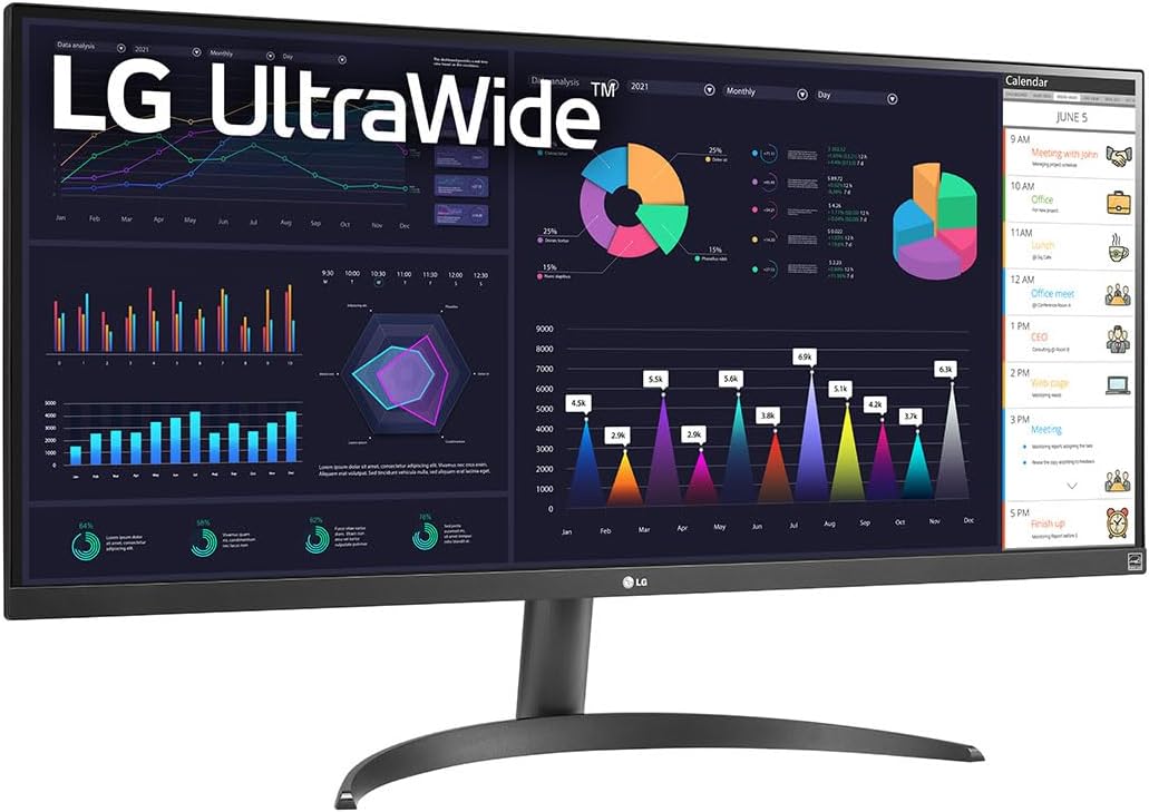 Dluxe Ave. LG UltraWide Monitor 34-Inch FHD IPS with AMD FreeSync