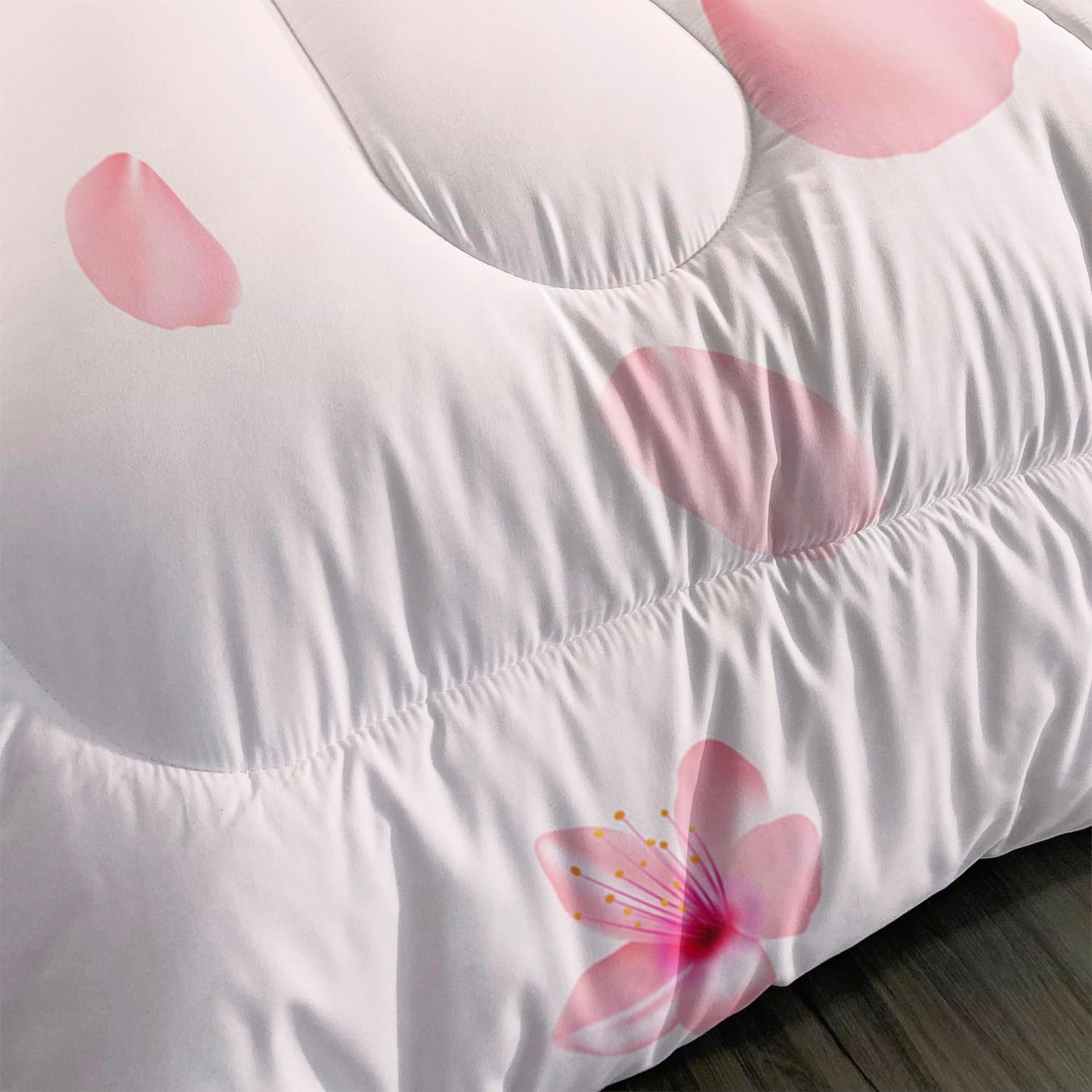 Dluxe Ave. ( FULL ) 3 Pcs Comforter and Bedding Set/ Pink