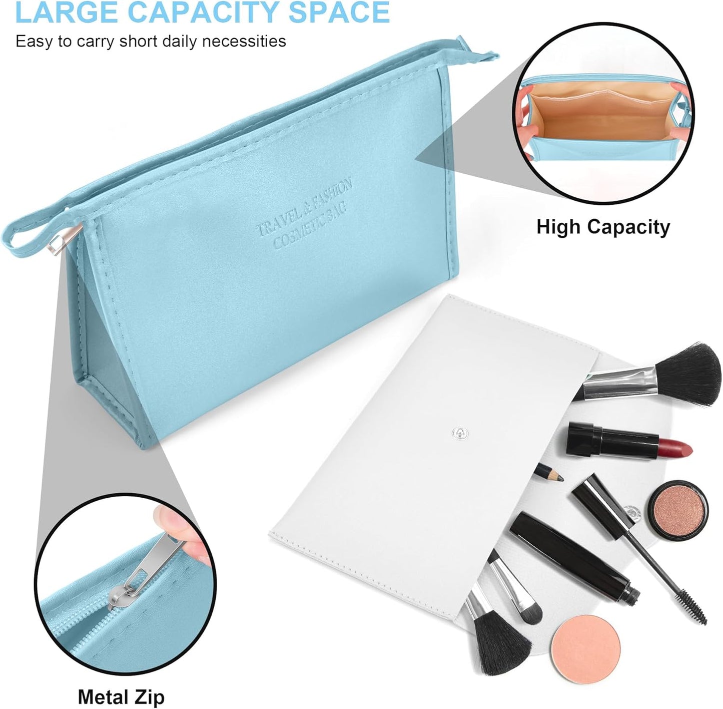Dluxe Ave. 19 Pack Travel Bottles for Toiletries/ TSA Approved/ Refillable/ BPA Free