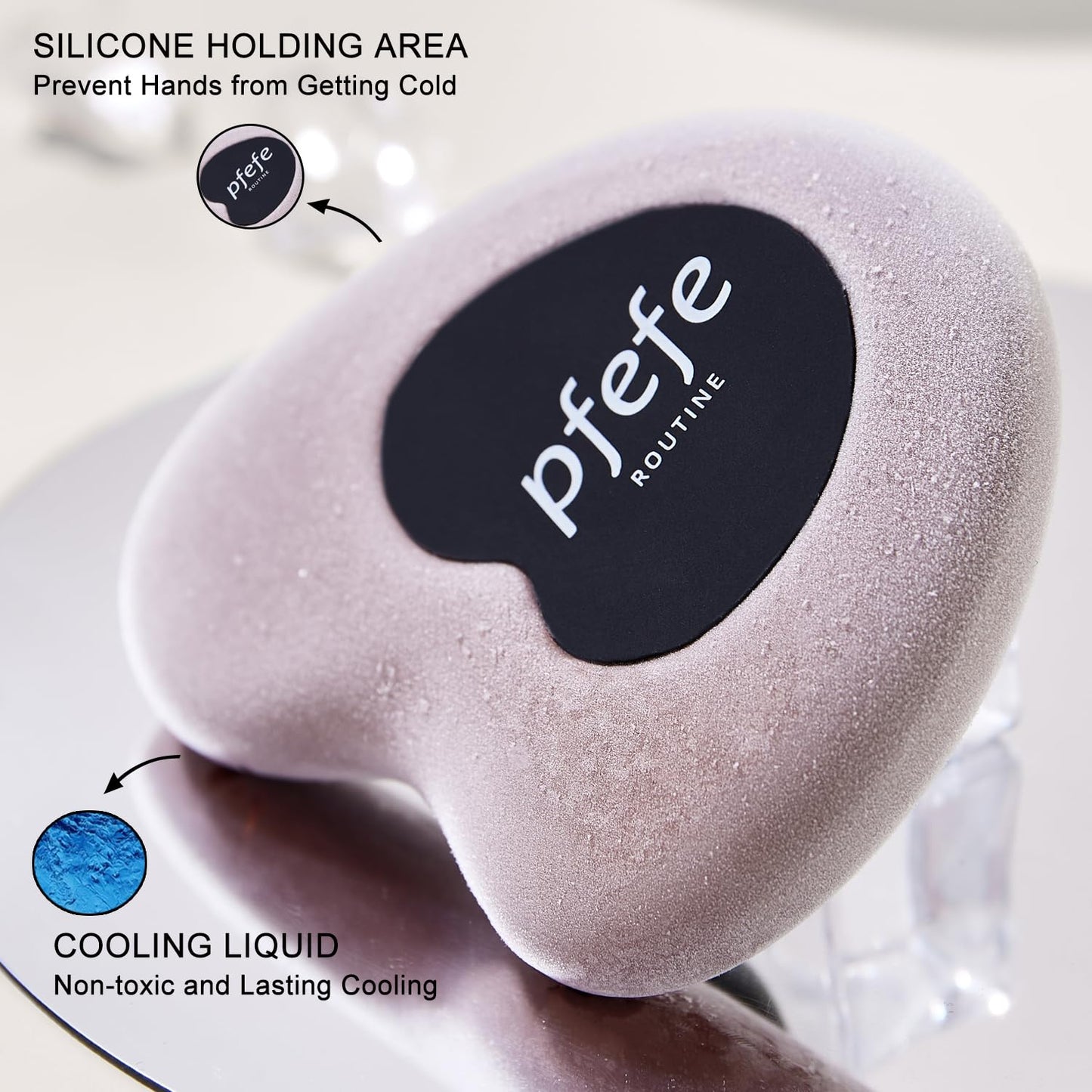 Dluxe Ave. Stainless Steel Cryo Gua Sha Beauty Tool/ Metal