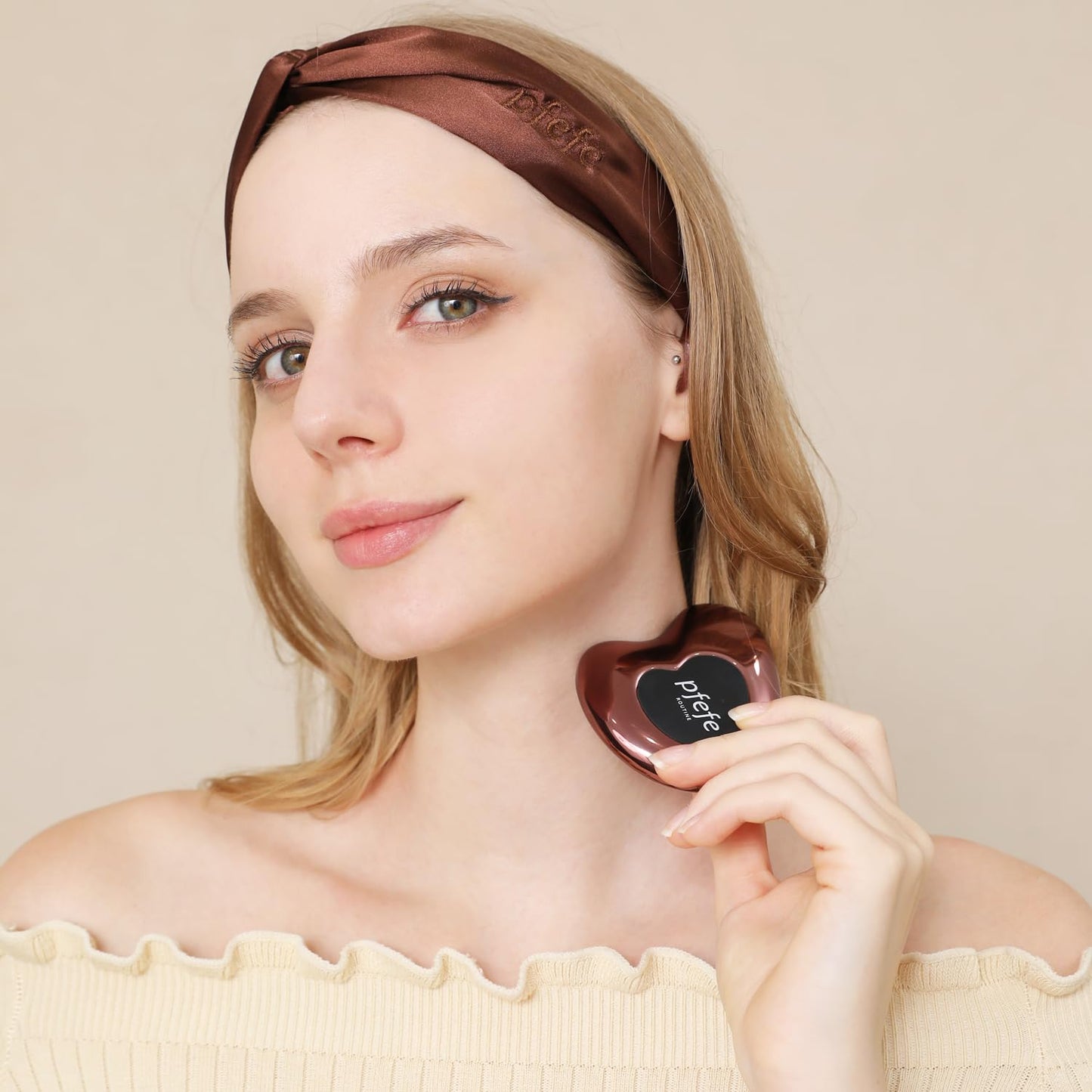 Dluxe Ave. Stainless Steel Cryo Gua Sha Beauty Tool/ Metal
