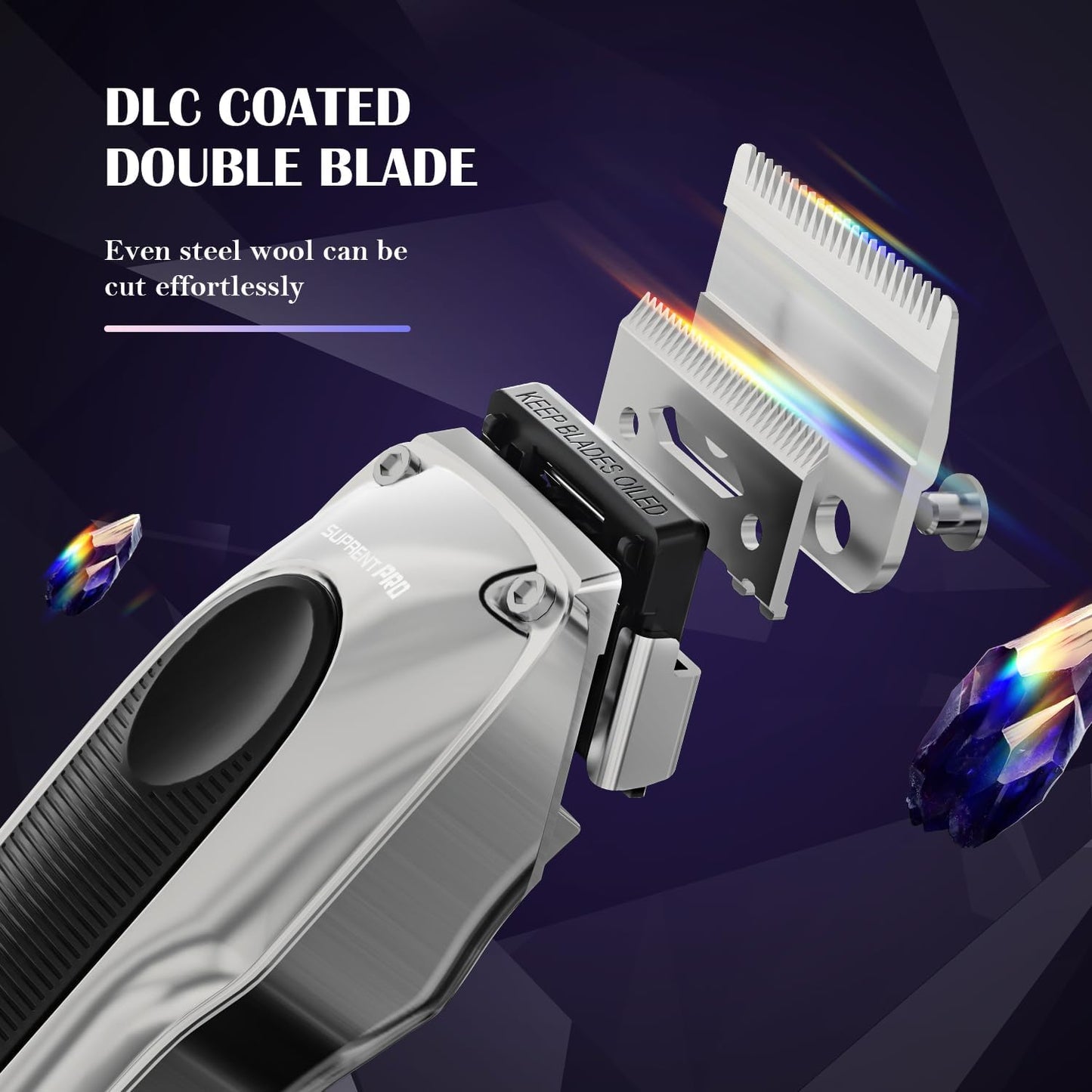 Dluxe Ave.  Professional Hair Clippers for Men/ Silver