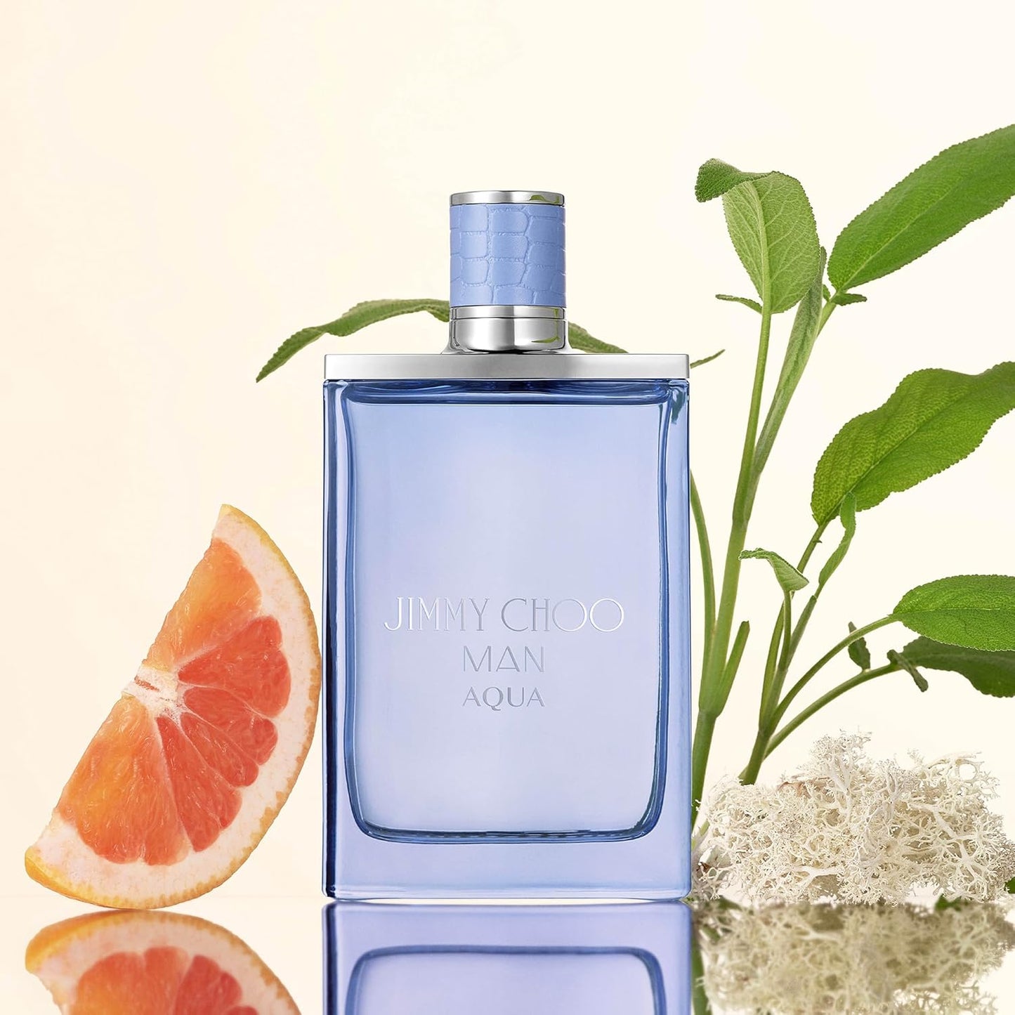 Dluxe Ave. JIMMY CHOO Man Aqua Jumbo Eau de Toilette Spray - Long Lasting Fragrance with notes of Grapefruit Geranium & Salty Moss - Sweet & Woody - 6.7 fl. oz.