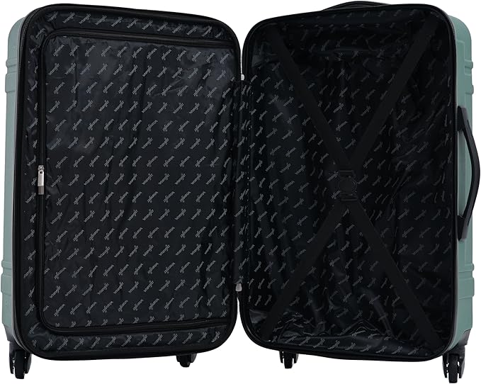 Dluxe Ave.Travel Luggage/3 Pcs/ Spinning Wheels (Sage Brush)