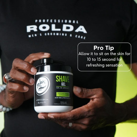 Dluxe Ave. Rolda Refreshing Shave Gel For Sensitive Skin Pro-Vitamin B5 (17.63oz | 500g)