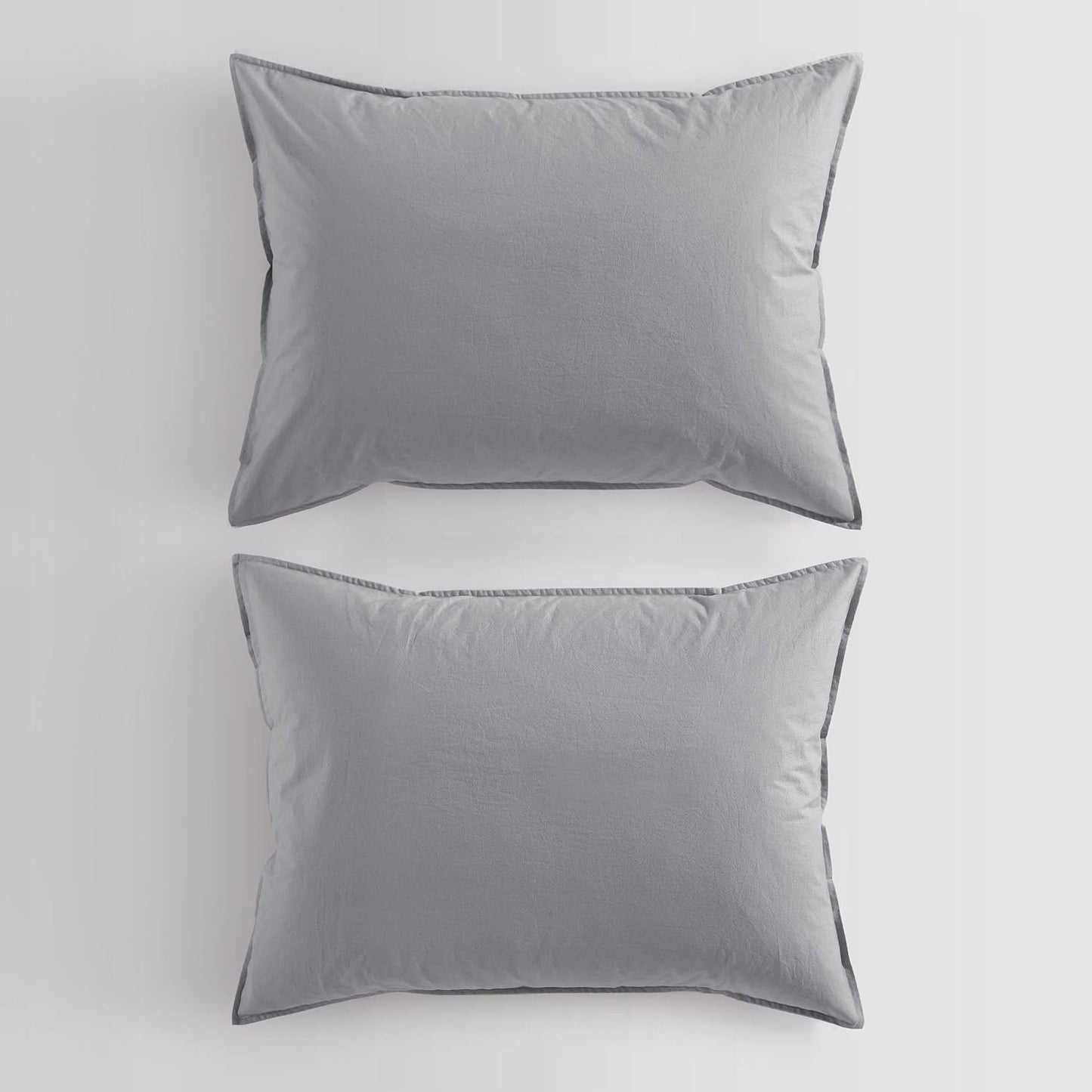 Dluxe Ave. ( QUEEN ) 3 Pcs Calvin Klein {Duvet Cover} Set/  Steel Blue