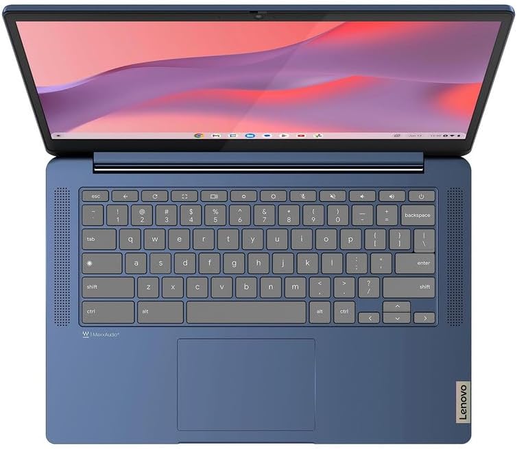 Dluxe Ave. Lenovo 2023 Ideapad Slim 3 14" (1920 x 1080) FHD Touchscreen Chromebook Slim Thin Laptop 8-Core MediaTek Kompanio 520 4GB RAM 64GB
