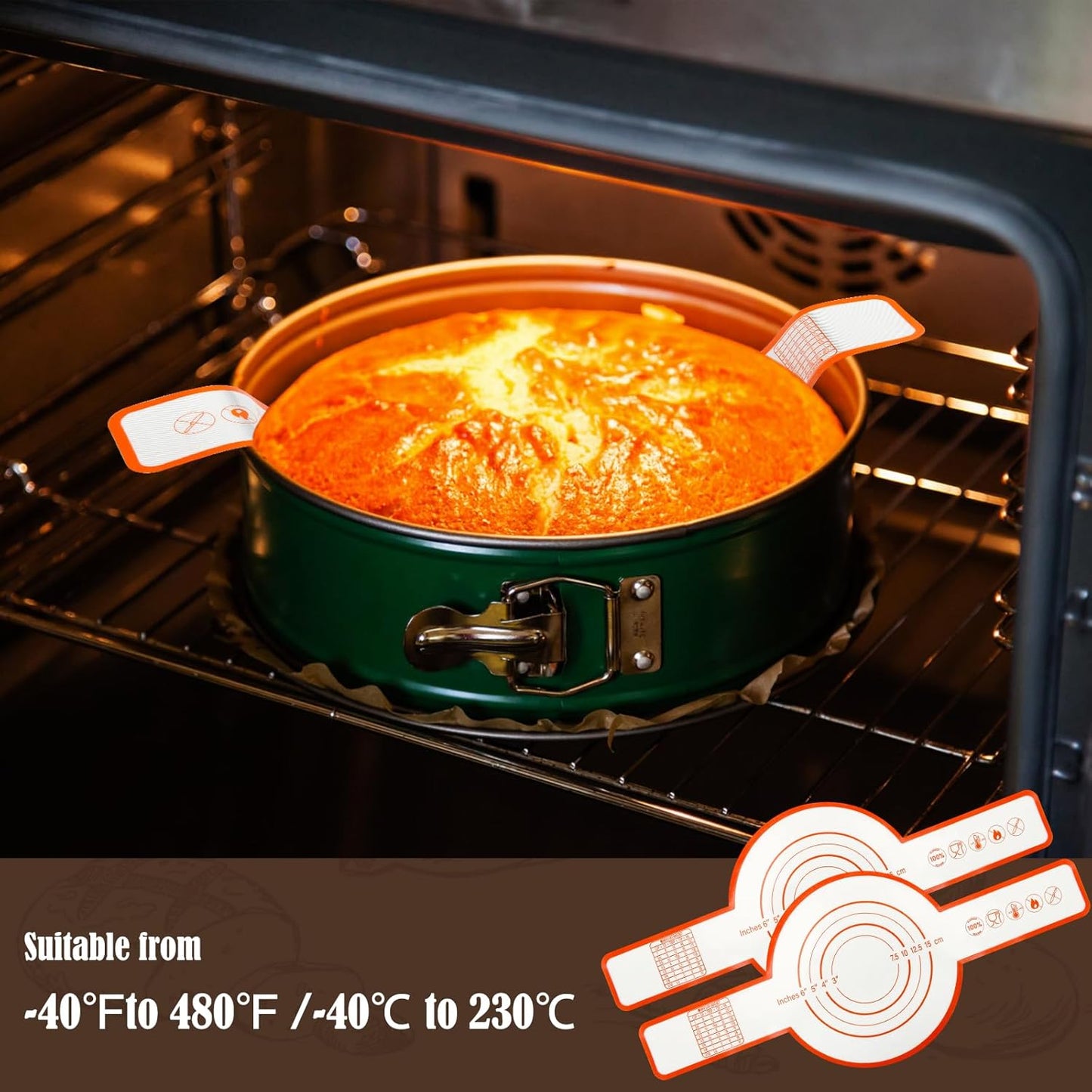 Dluxe Ave. Silicone Bread Sling Mat for Dutch Oven/Non-Stick & Easy Clean