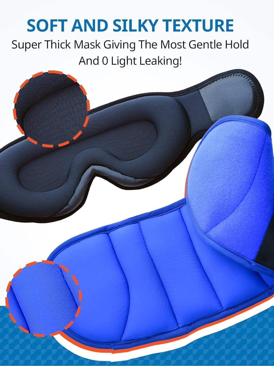 Dluxe Ave. Travel Pillows for Airplanes/ Neck Pillow with Eye Mask/ Purple